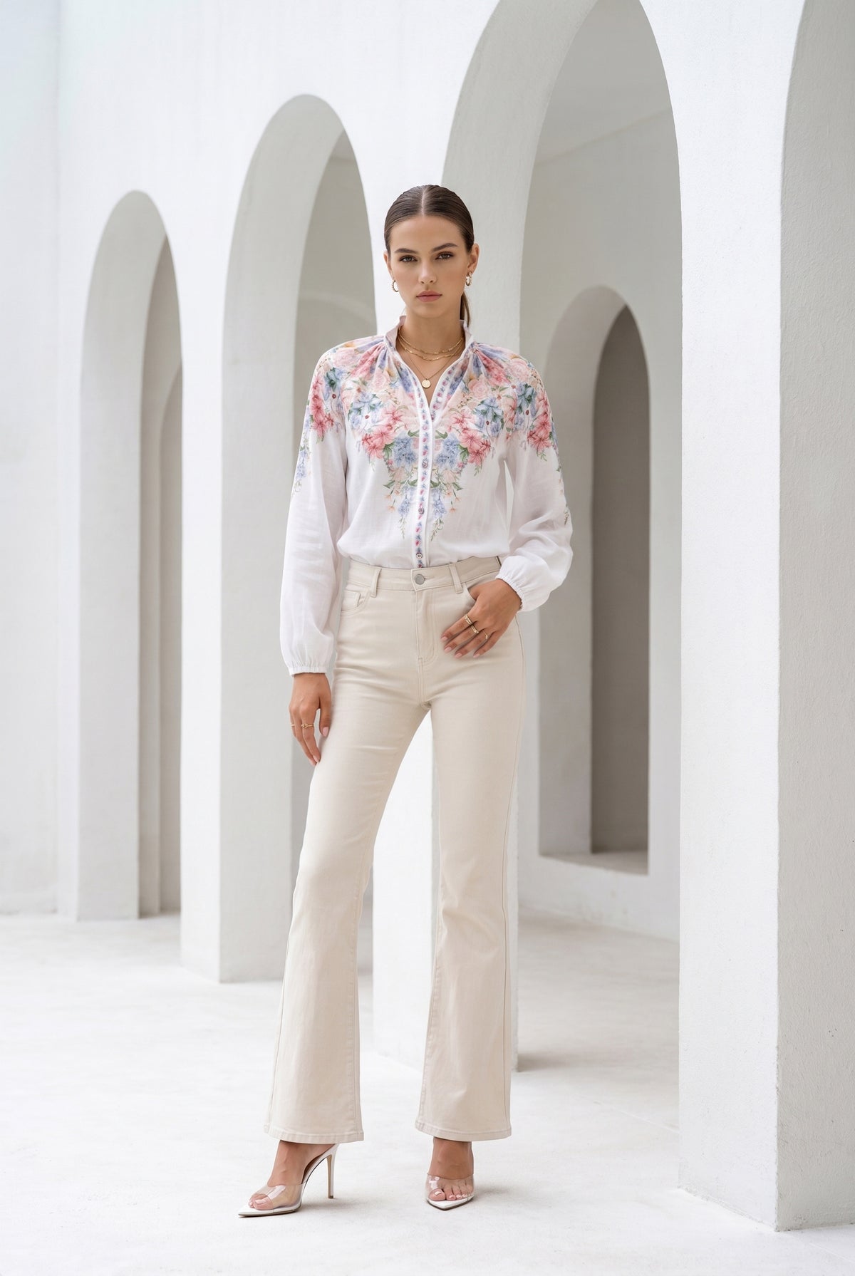 CELESTE LONG SLEEVES BLOUSE