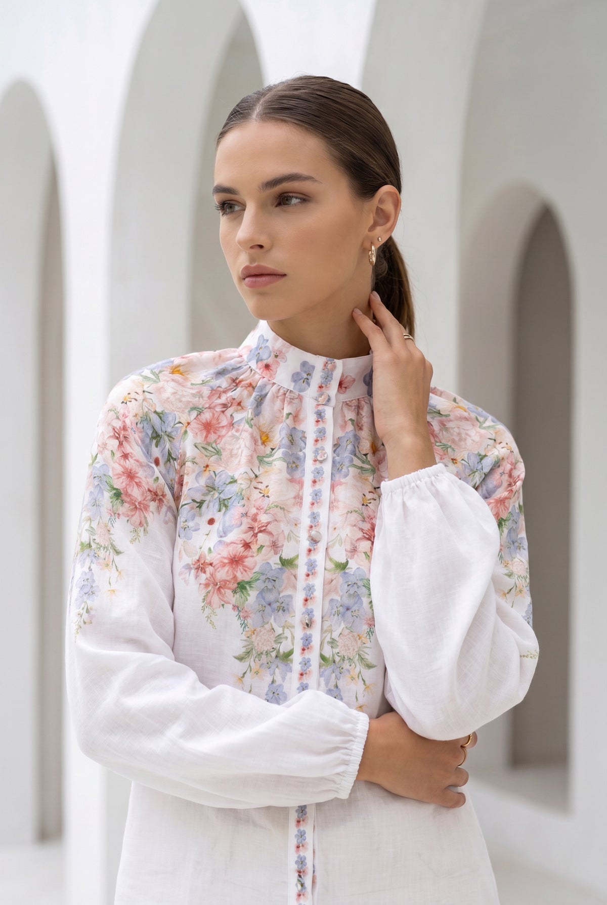 CELESTE LONG SLEEVES BLOUSE