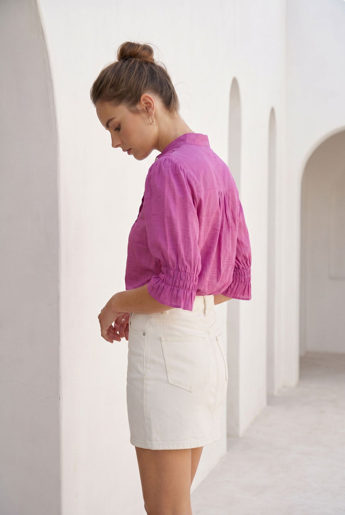 COLETTE LINEN BLOUSE