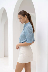 COLETTE LINEN BLOUSE