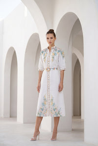 CELESTE BELTED DRESS