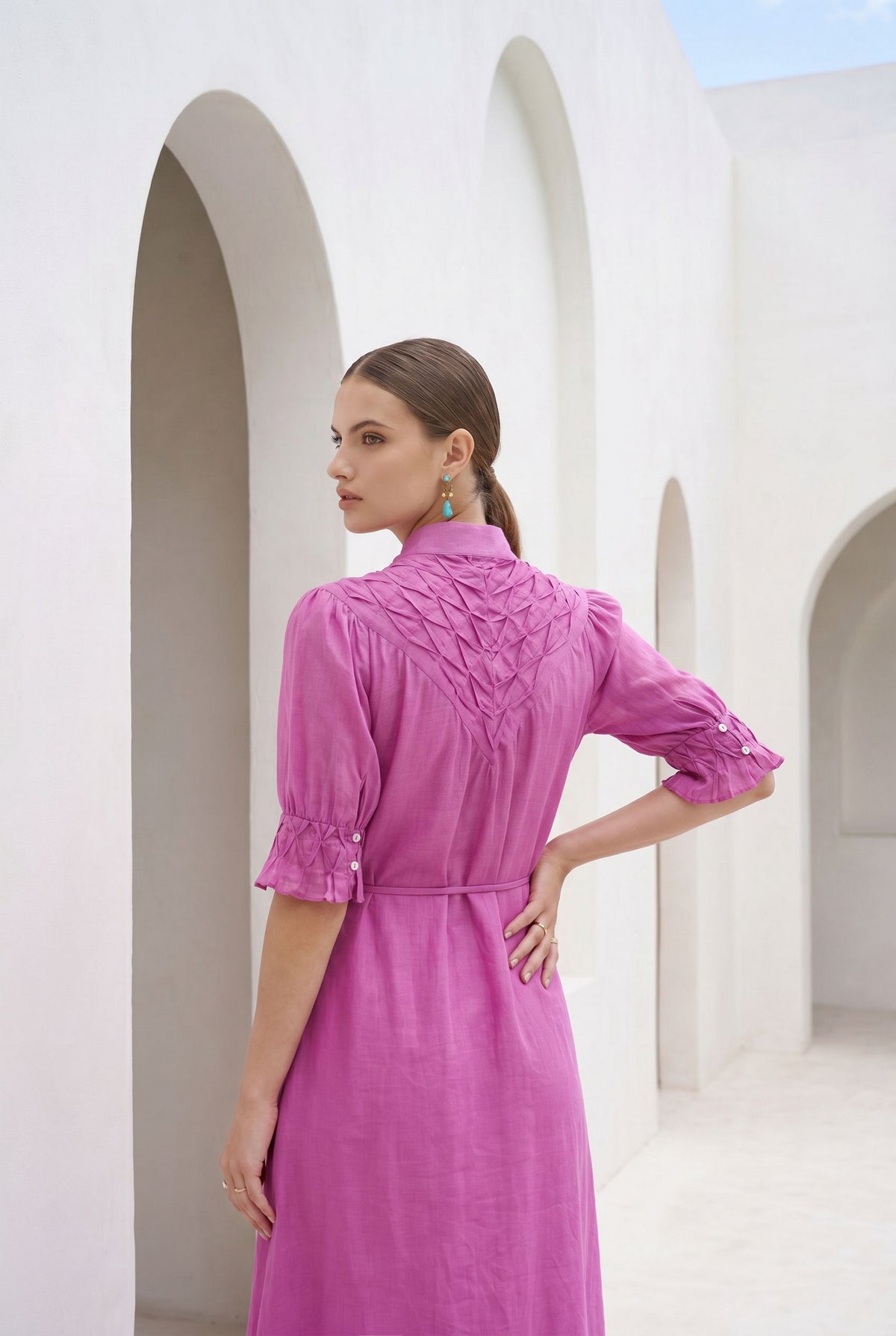COLETTE LINEN DRESS