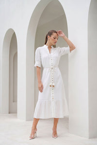 COLETTE LINEN DRESS