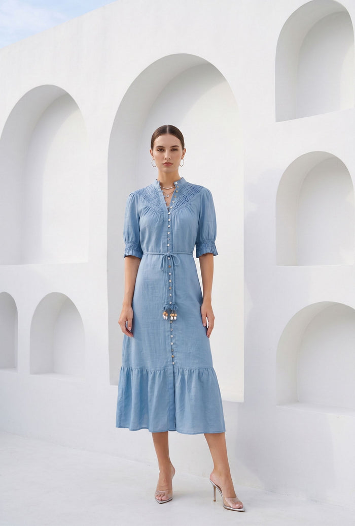 COLETTE LINEN DRESS