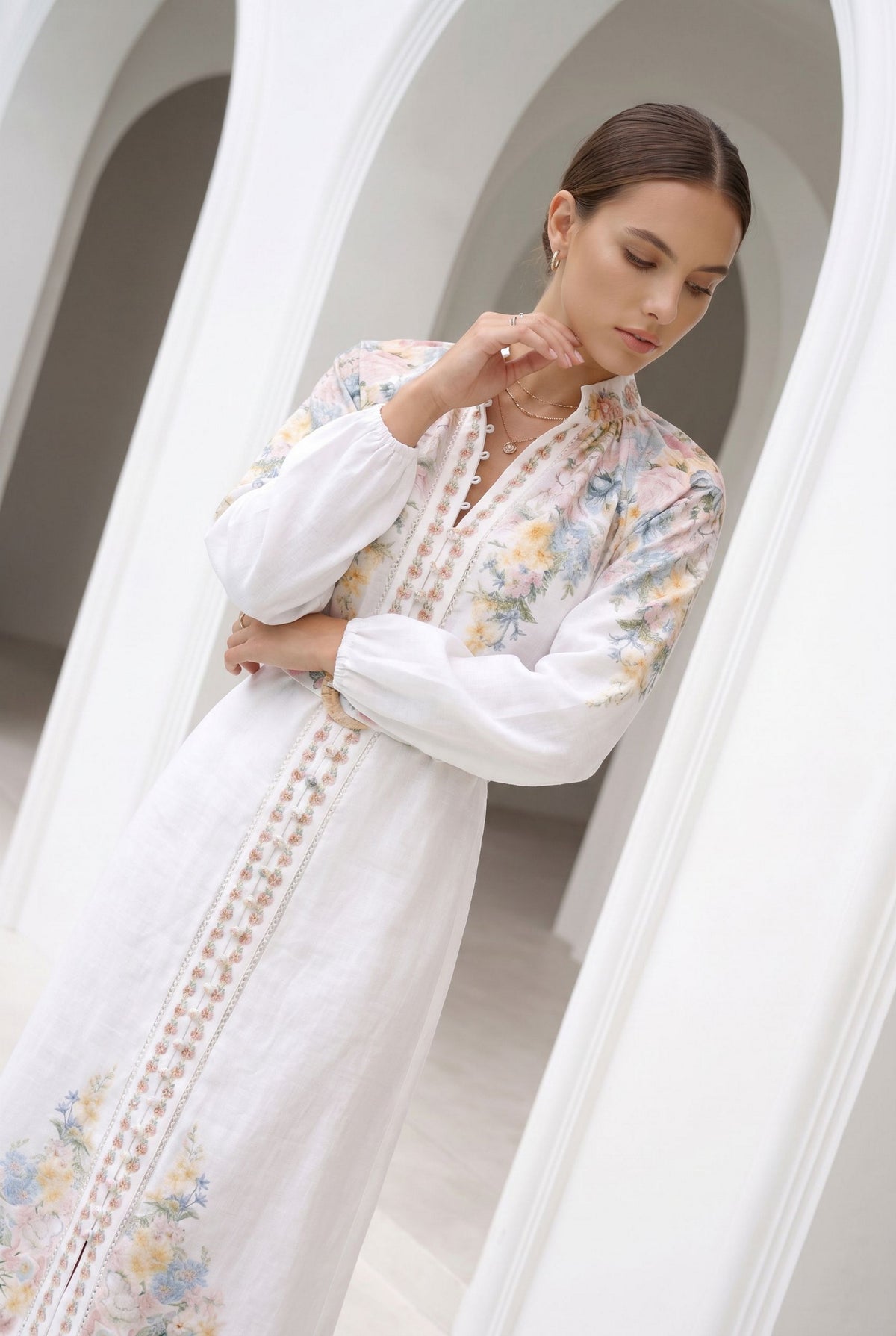 CELESTE LONG SLEEVES DRESS