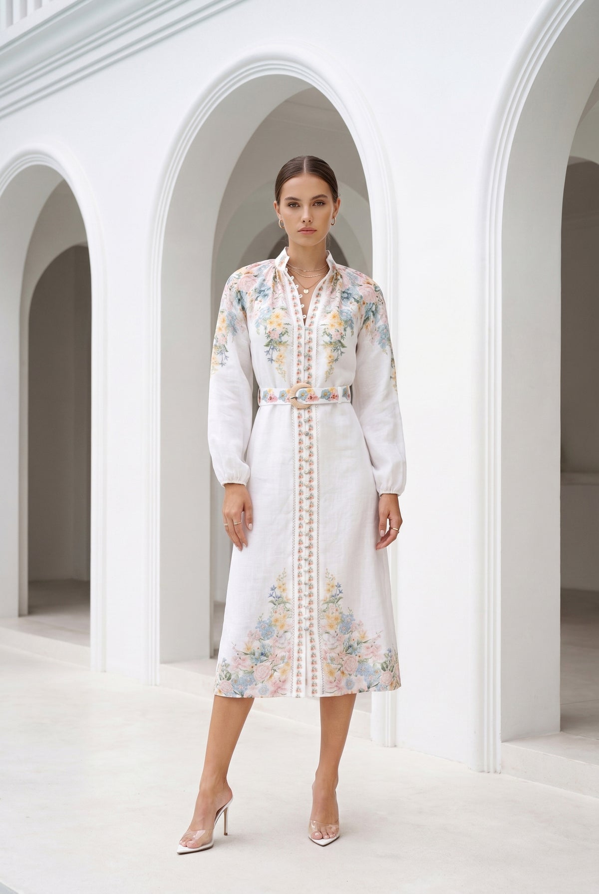 CELESTE LONG SLEEVES DRESS
