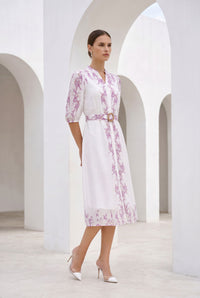 NICOLETTE BELTED DRESS