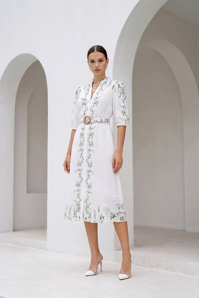 NICOLETTE BELTED DRESS