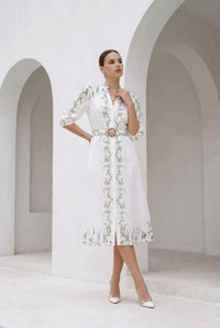 NICOLETTE BELTED DRESS