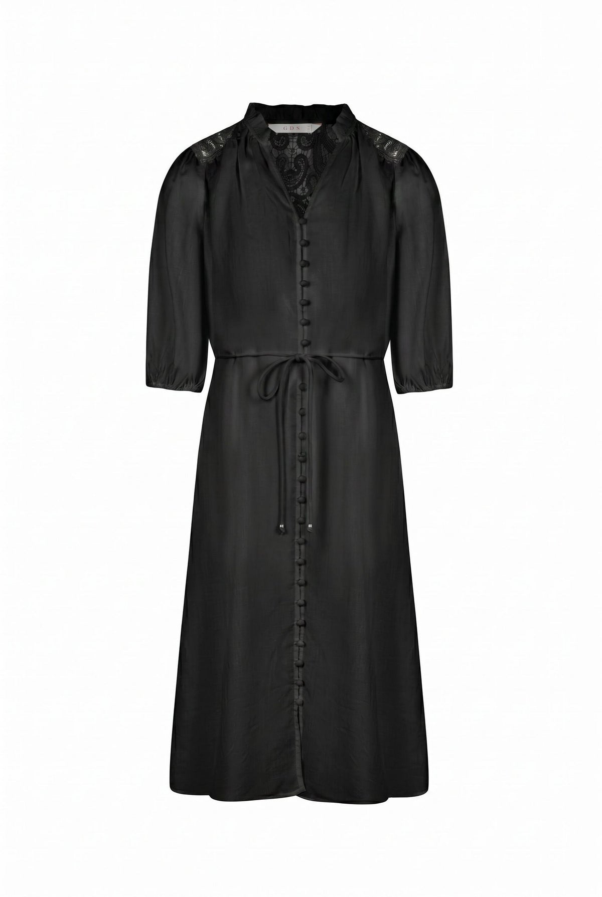EDDA LINEN LACE DRESS