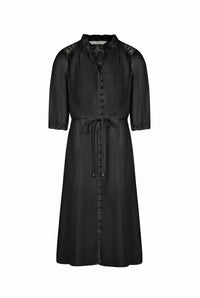 EDDA LINEN LACE DRESS