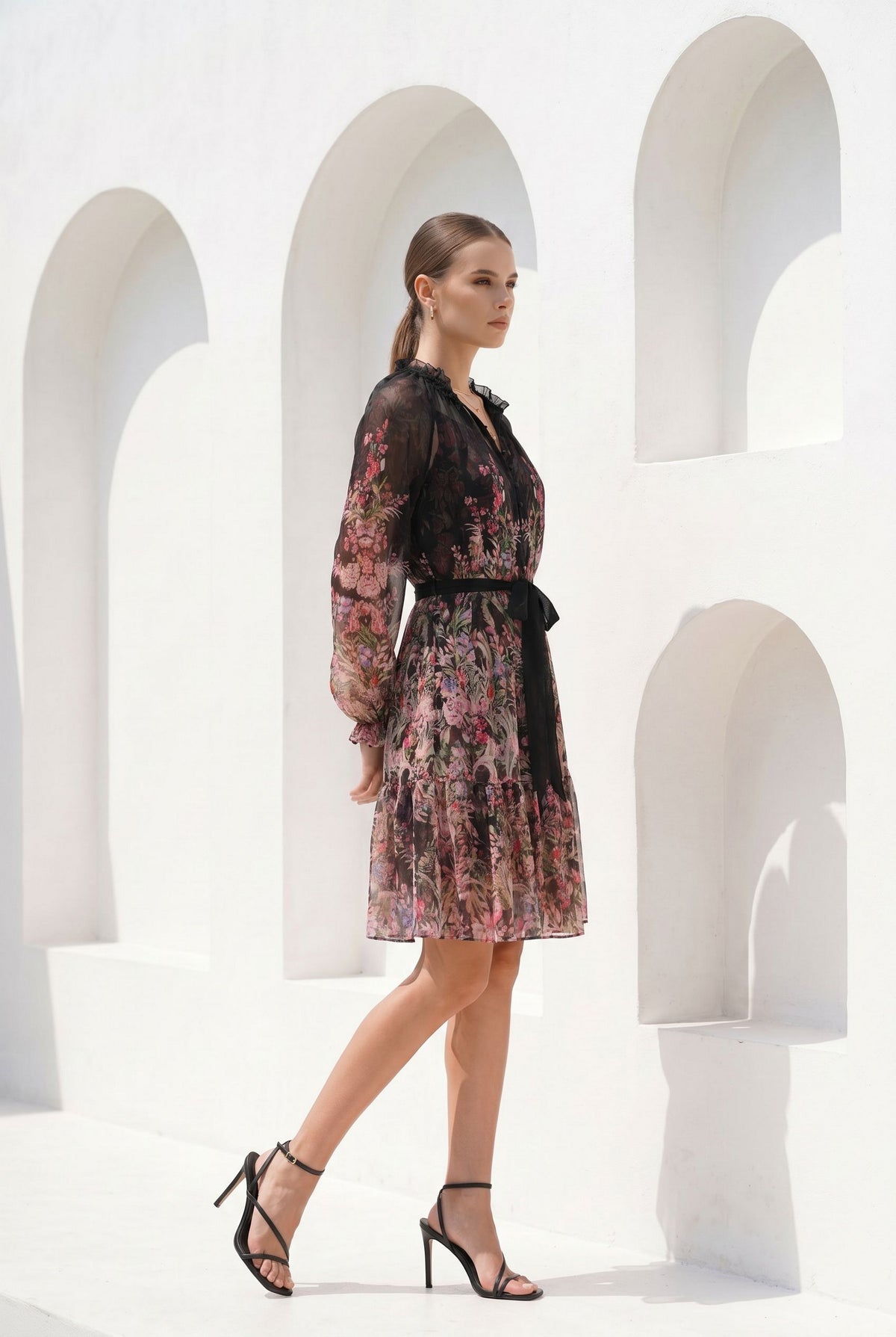 VIOLA SILK SHORT DRESS