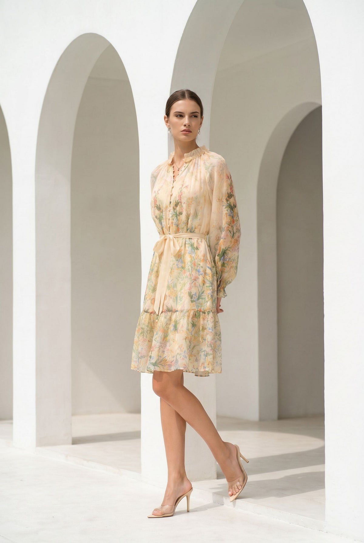 VIOLA SILK SHORT DRESS