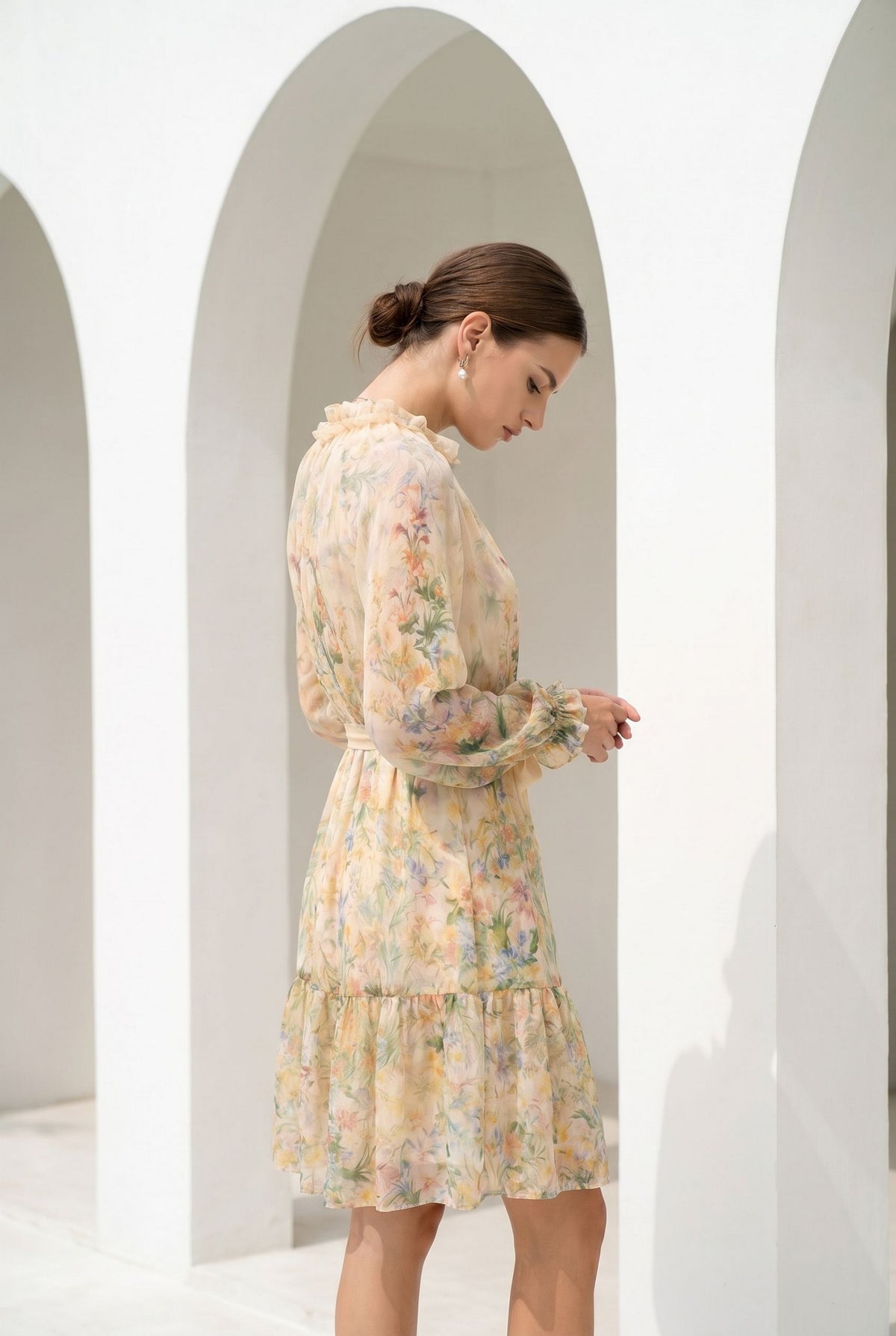 VIOLA SILK SHORT DRESS