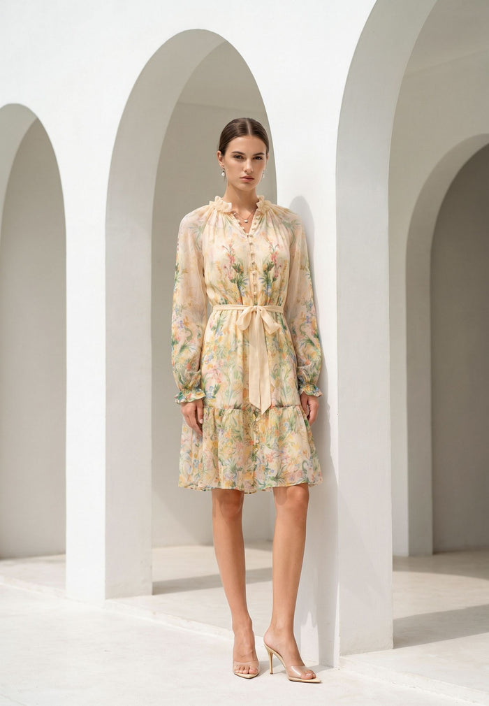 VIOLA SILK SHORT DRESS