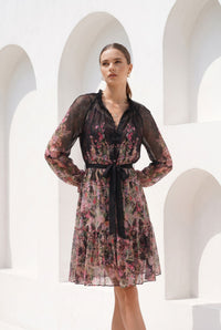 VIOLA SILK SHORT DRESS