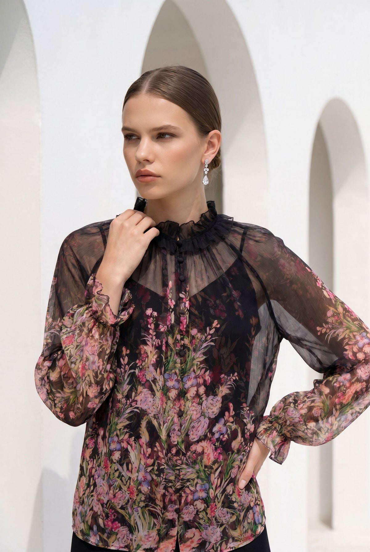 VIOLA SILK BLOUSE