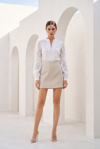 YVETTE BUTTON BLOUSE