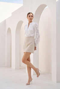 YVETTE BUTTON BLOUSE