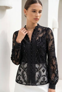 YVETTE BUTTON BLOUSE