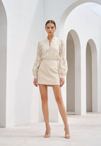 YVETTE BUTTON BLOUSE