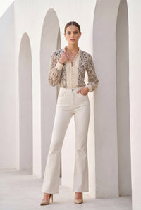 IRINA LACE BUTTON BLOUSE