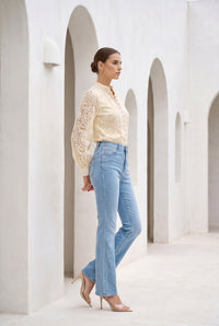 IRINA LACE BUTTON BLOUSE