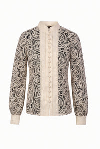 IRINA LACE BUTTON BLOUSE