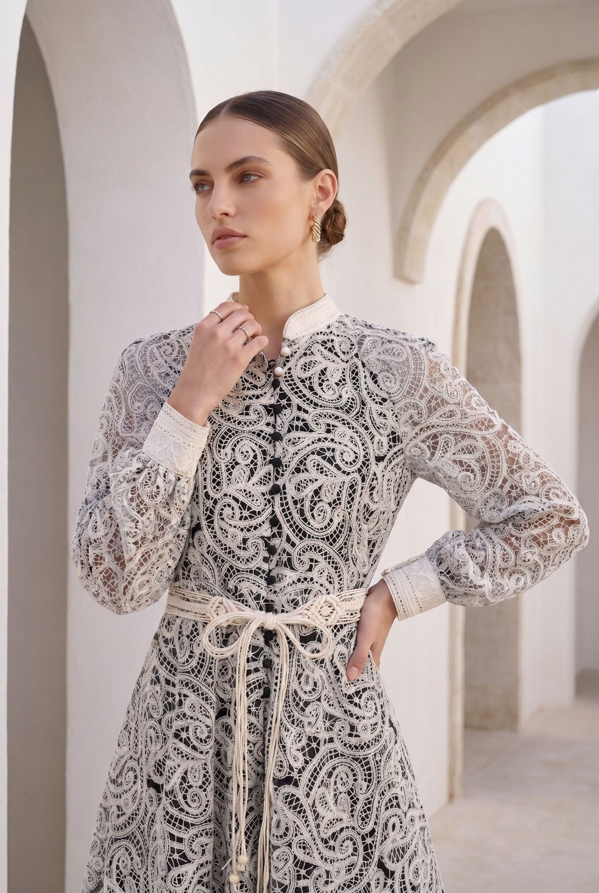 IRINA BELTED SHORT DRESS