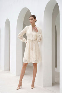 IRINA BELTED SHORT DRESS
