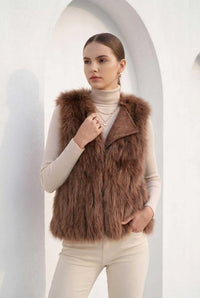 CASSIDY FOX FUR VEST