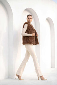 CASSIDY FOX FUR VEST