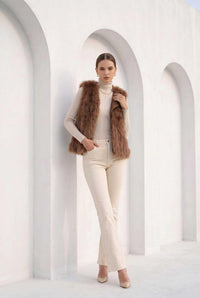 CASSIDY FOX FUR VEST