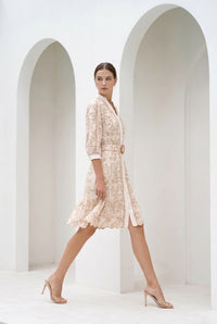 NAOMI V NECK SHORT DRESS
