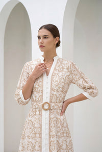 NAOMI V NECK SHORT DRESS
