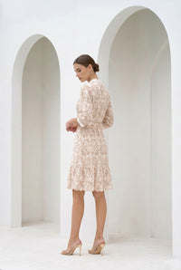 NAOMI V NECK SHORT DRESS