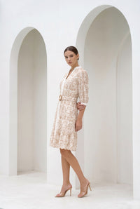 NAOMI V NECK SHORT DRESS