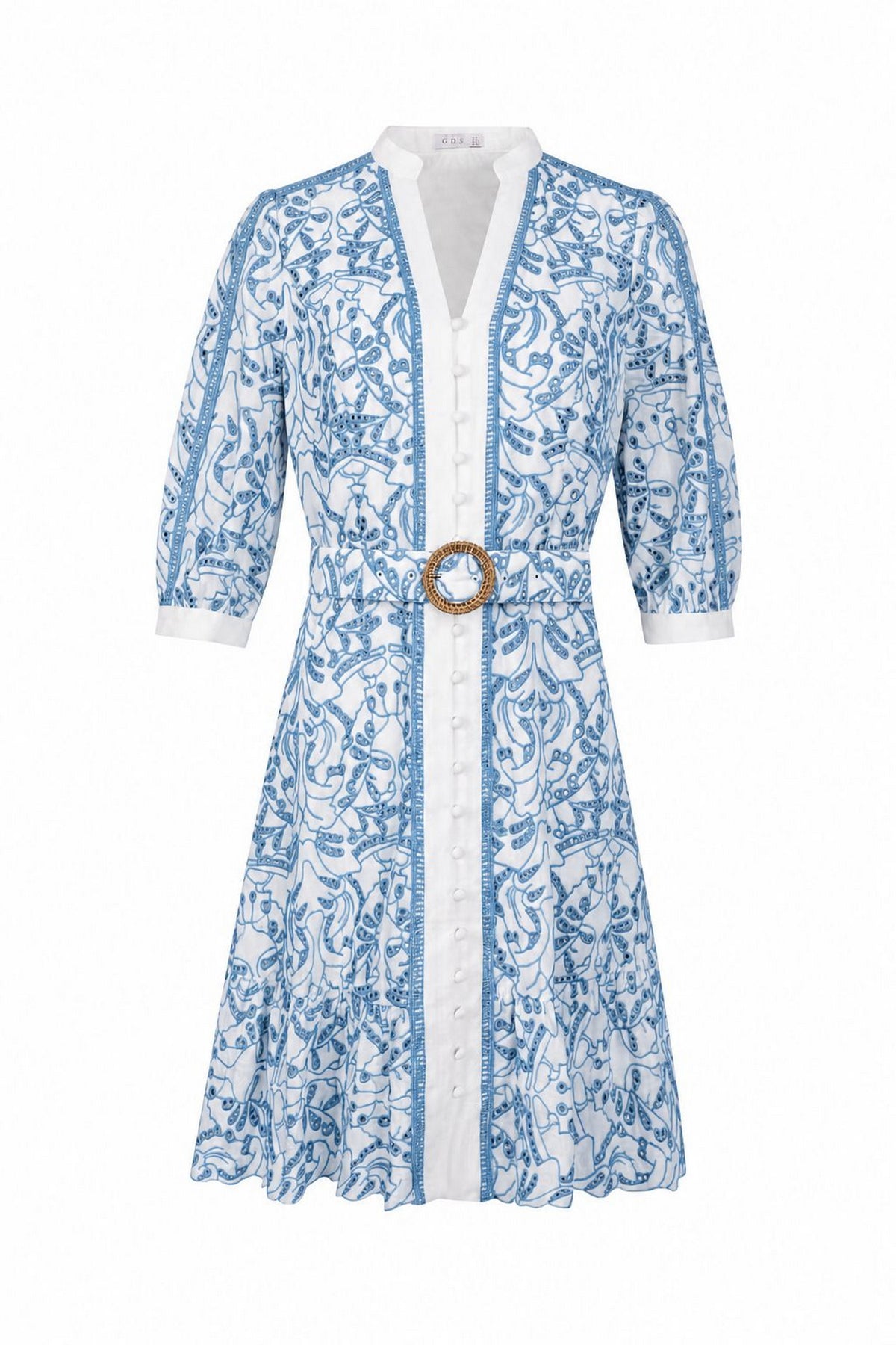 NAOMI V NECK SHORT DRESS