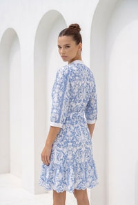 NAOMI V NECK SHORT DRESS