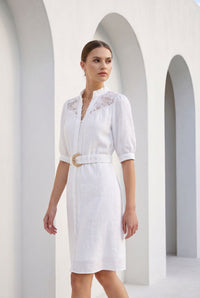 ILA LACE SHORT SLEEVES SHORT DRESS