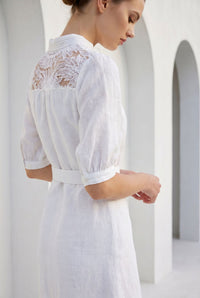 ILA LACE SHORT SLEEVES SHORT DRESS