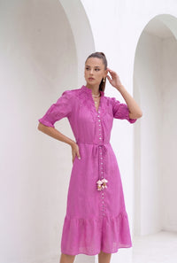COLETTE LINEN DRESS