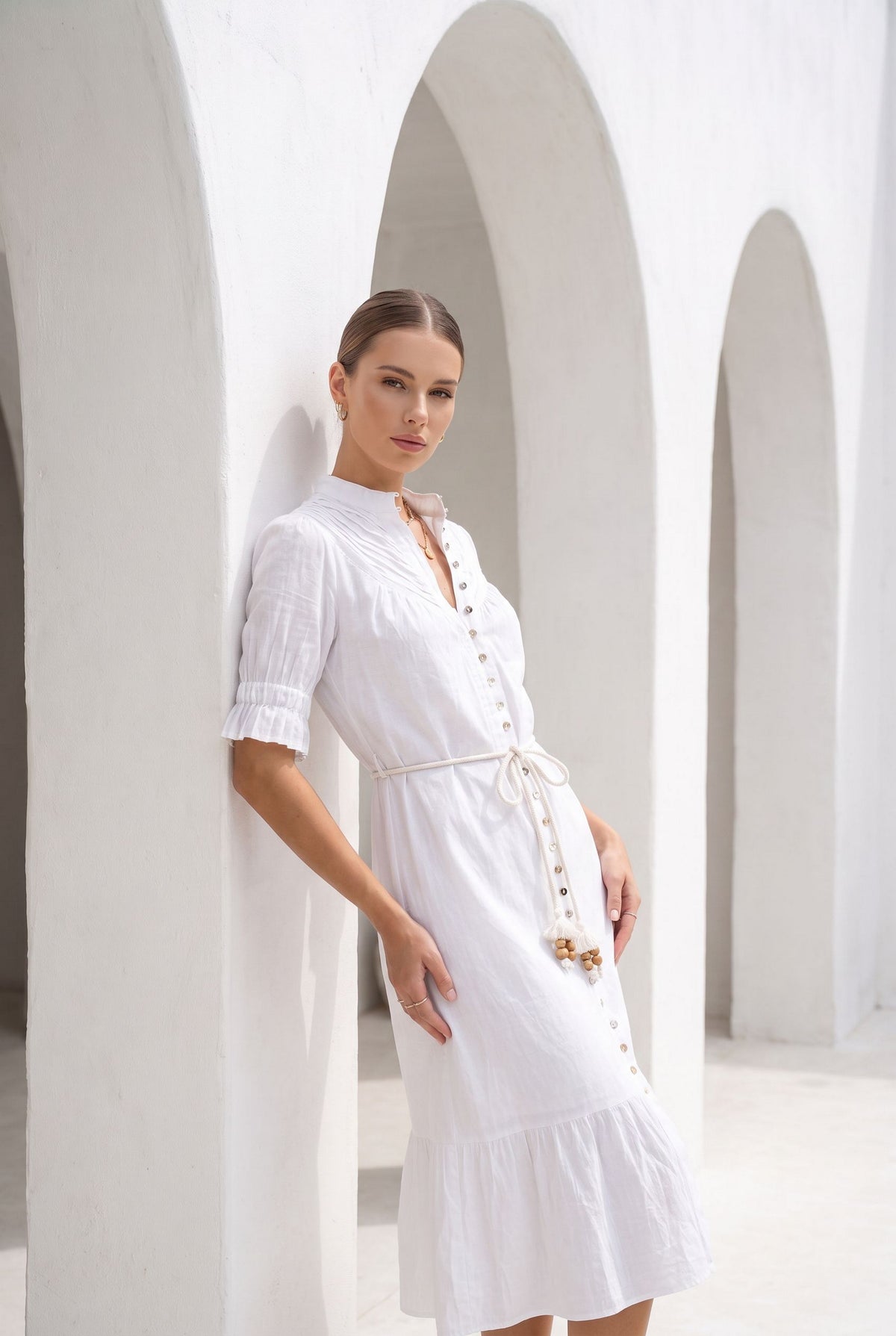 COLETTE LINEN DRESS