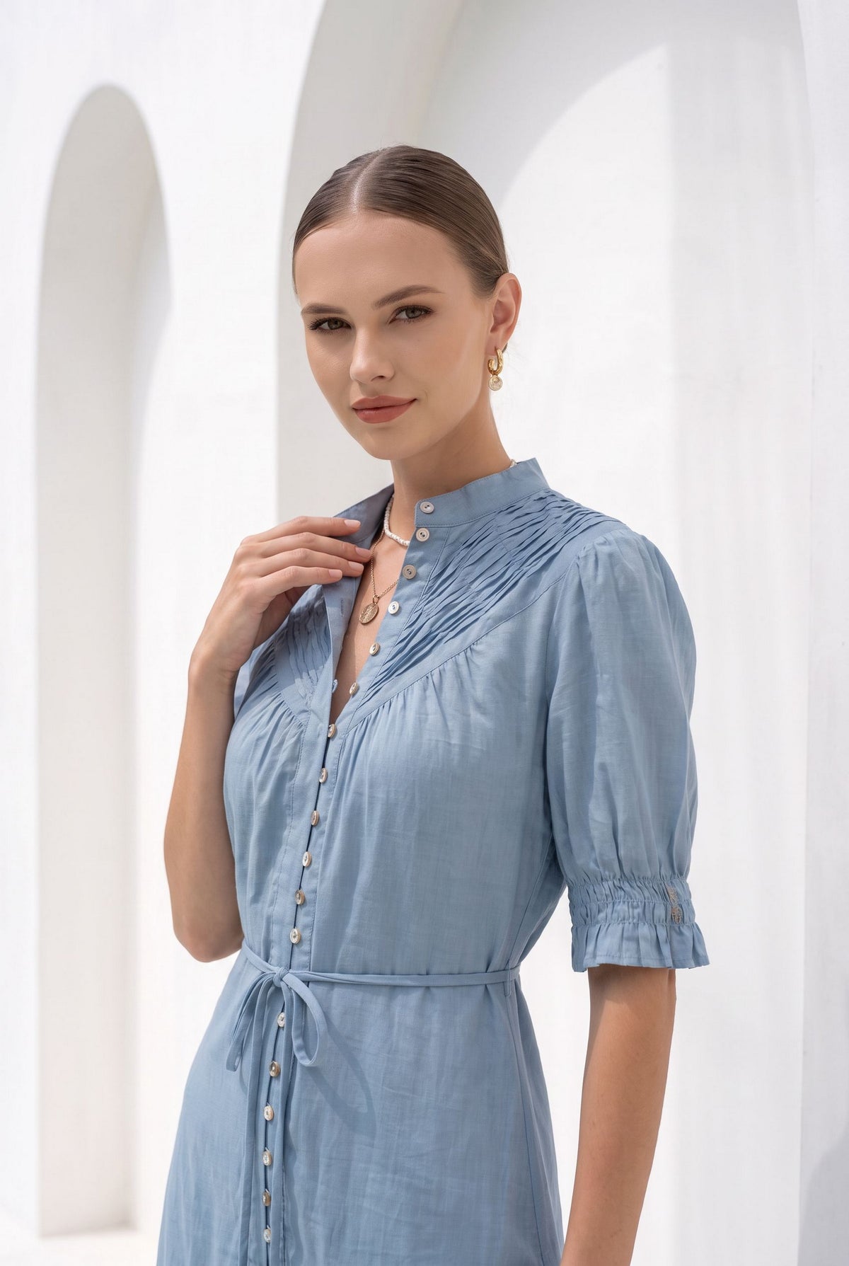 COLETTE LINEN DRESS