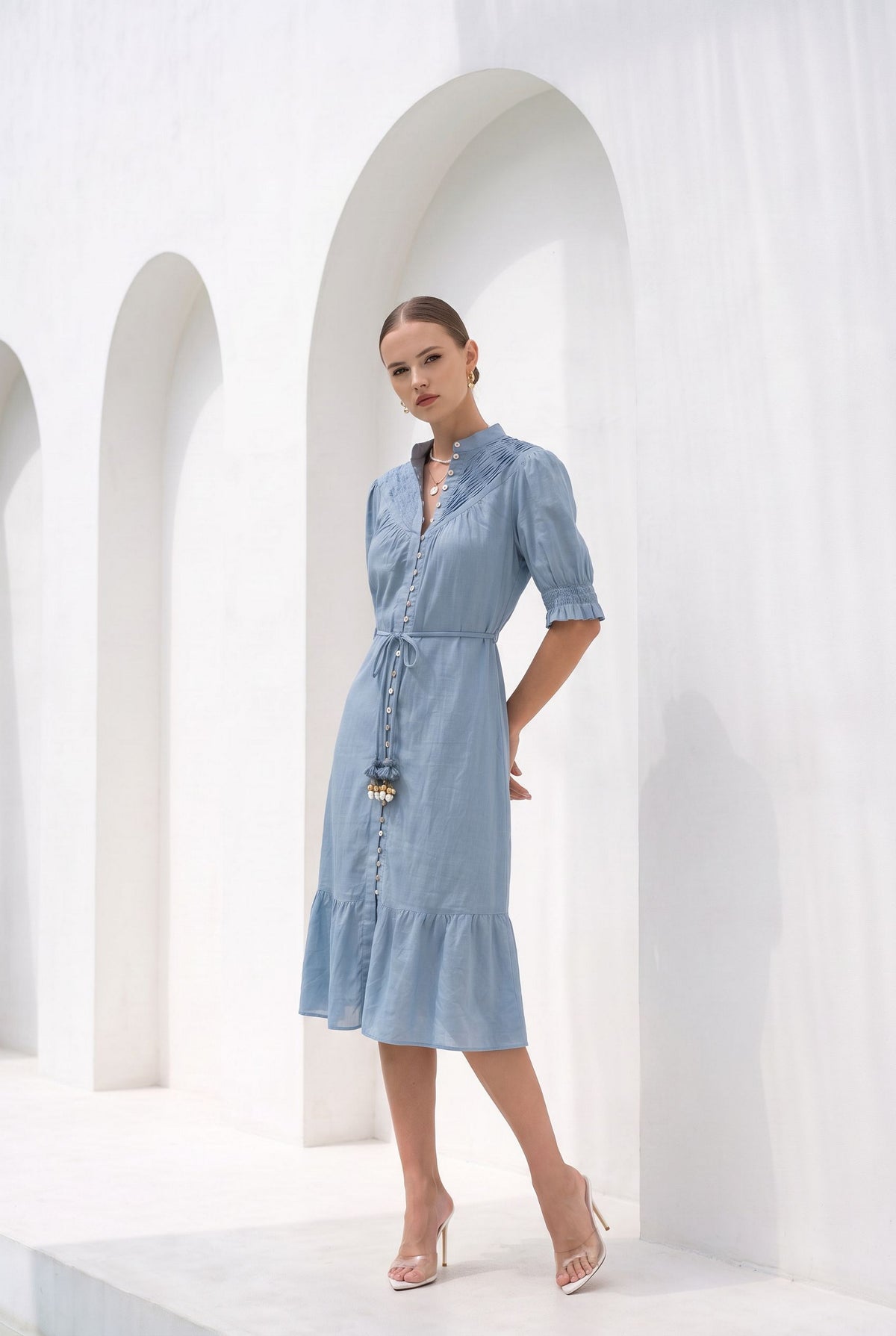 COLETTE LINEN DRESS