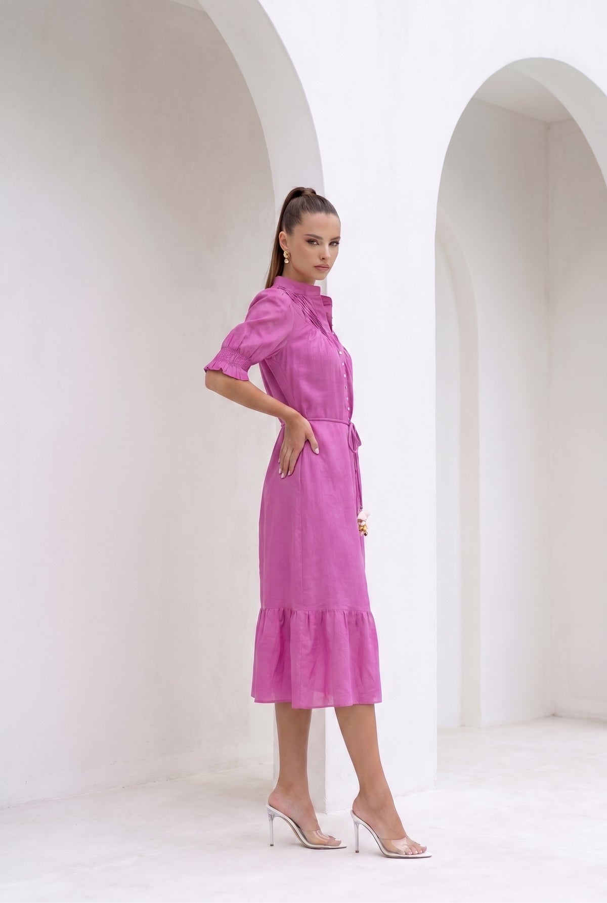 COLETTE LINEN DRESS