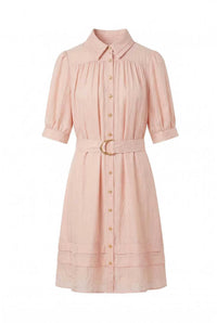 CELINE SHORT SLEEVES SHORT DRESS