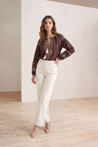 MAPLE EMBROIDERED BLOUSE