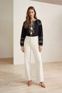 MAPLE EMBROIDERED BLOUSE