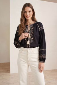 MAPLE EMBROIDERED BLOUSE